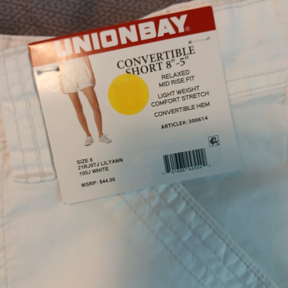 UNIONBAY Women's Crisp White Shorts - Picture 4 of 4